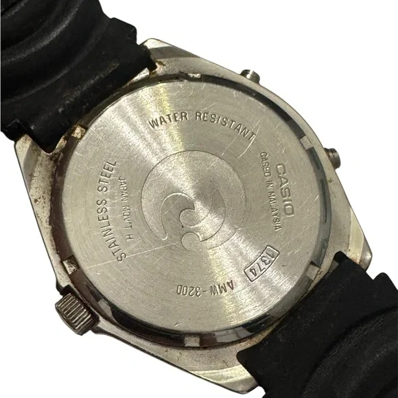 Vintage CASIO 44mm Stainless Steel AMW 320D Beta Arnie Watch - Picture 4 of 5